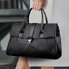 Fashionable Crocodile Pattern Women's Bag 2025 New Style Street Trend Shoulder Crossbody Handbag Boston Bag PU Material Mediu...