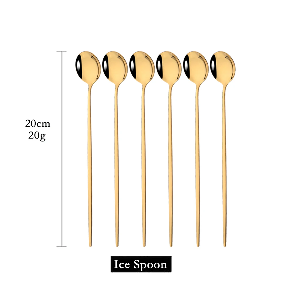 6Pcs Gold