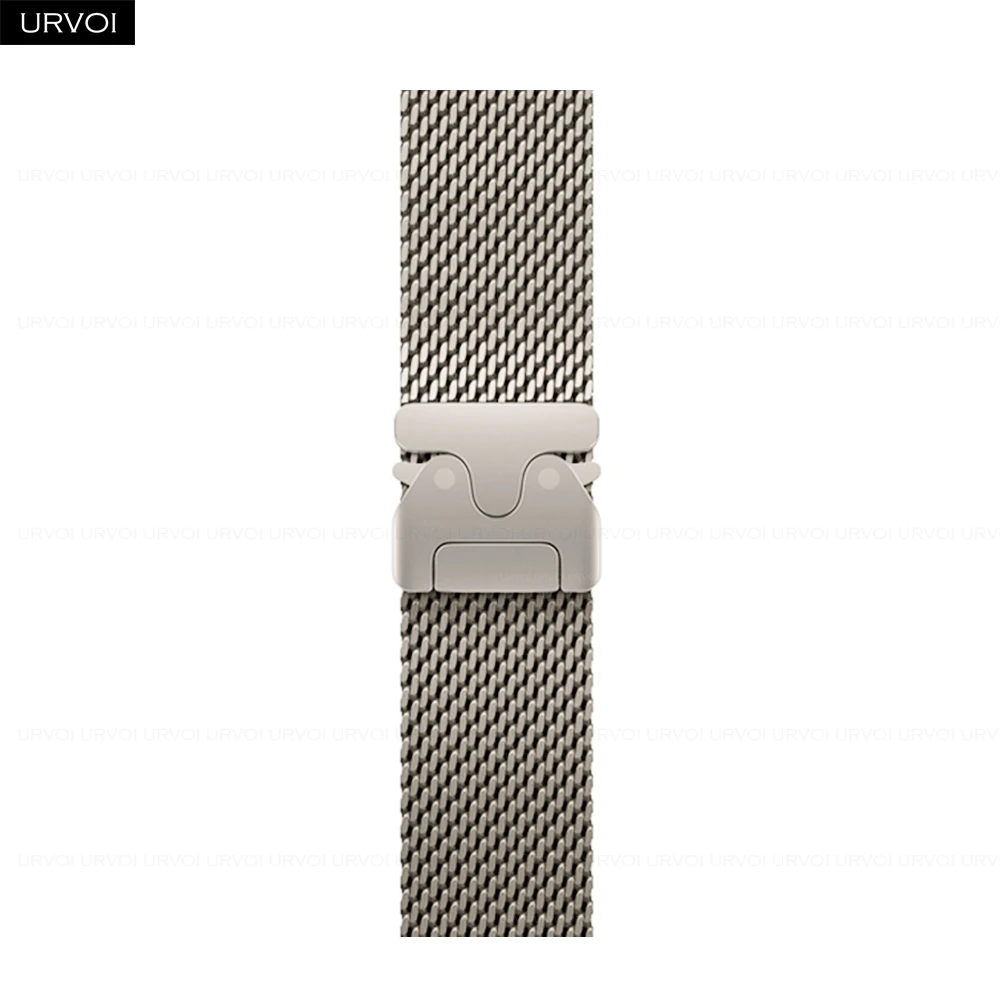Premium Stainless Steel Mesh Strap with Secure Parachute Buckle