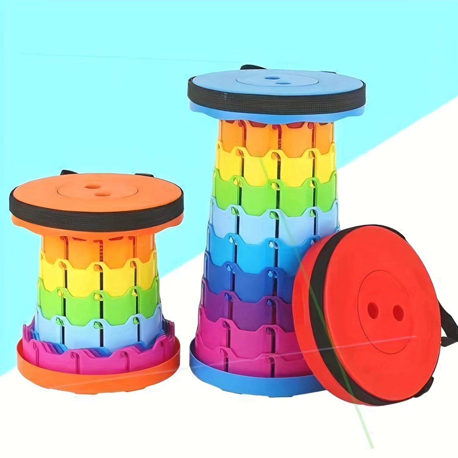 Versatile Telescopic Stool-Lightweight, Portable & Adjustable, Ideal for Camping, Fishing &
