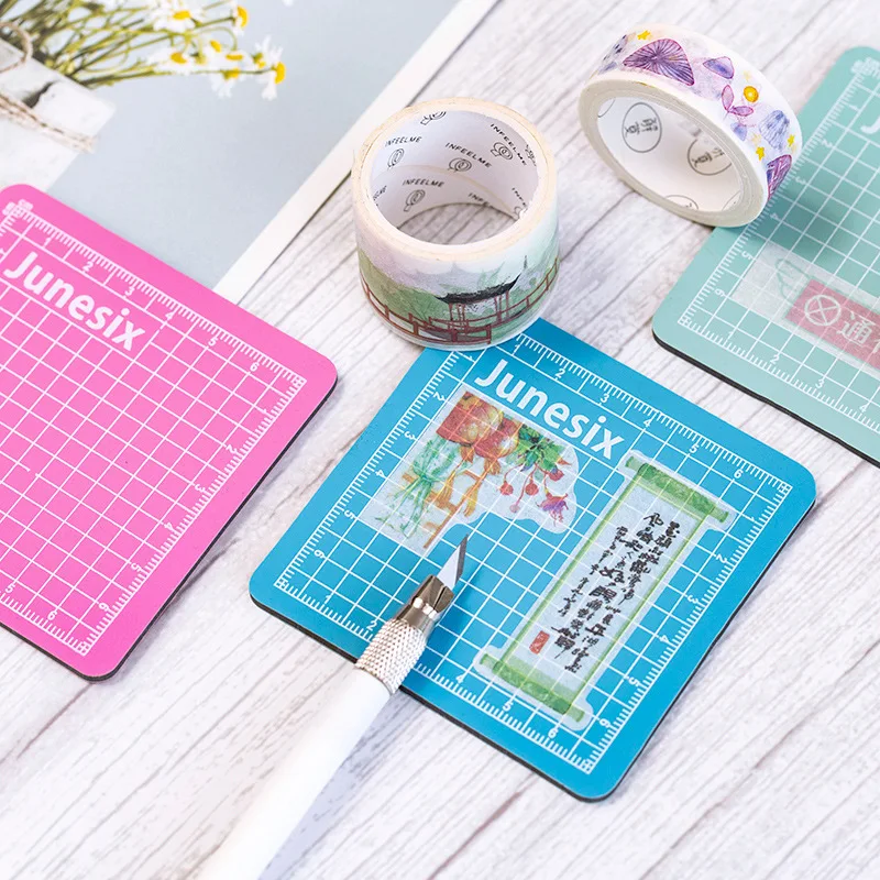 Cutting Mat 1PC Mini Model Engraving Pad Art Supplies Stationery School Supplies 8*8cm