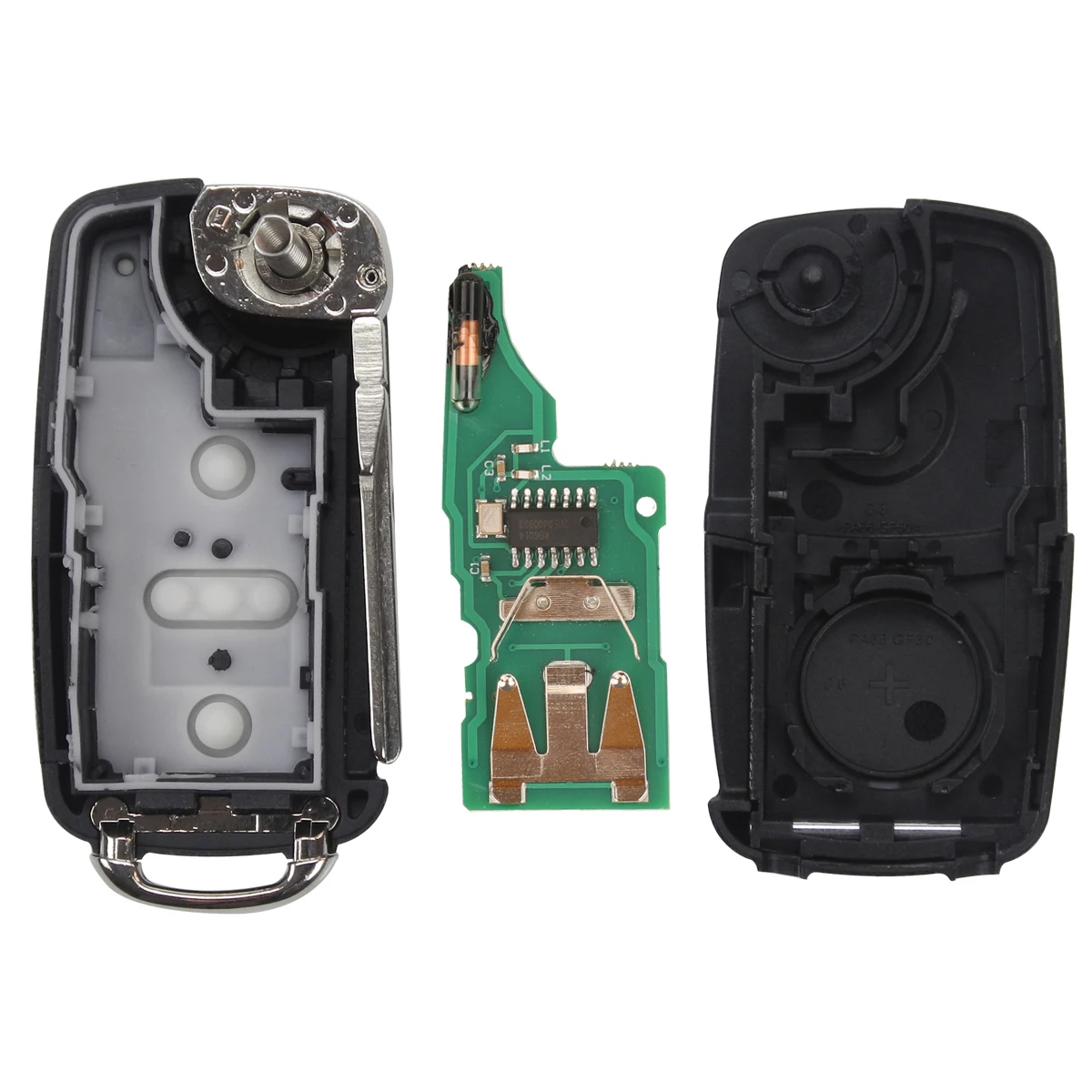 Remote Car Key jingyuqin 3T0837202 5K0837202AD / 202Q Remote Car Key For VW Beetle Eos Golf 6 Jetta Tiguan Seat Skoda Fabia 434Mhz ID48 Chip