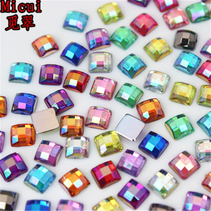 2x4mm 200pcs Acrylic Craft Gems Flatback Marquise Earth Facets Normal  colors Acrylic Rhinestone Strass Nail Art