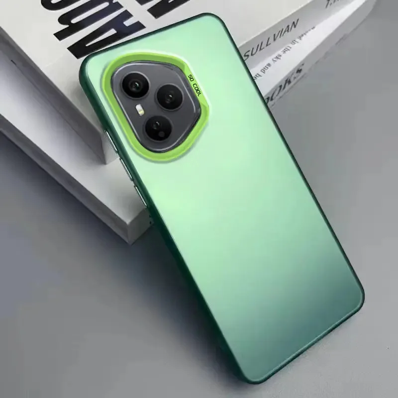 Matte Laser Colorful Shockproof Bumper Phone Case