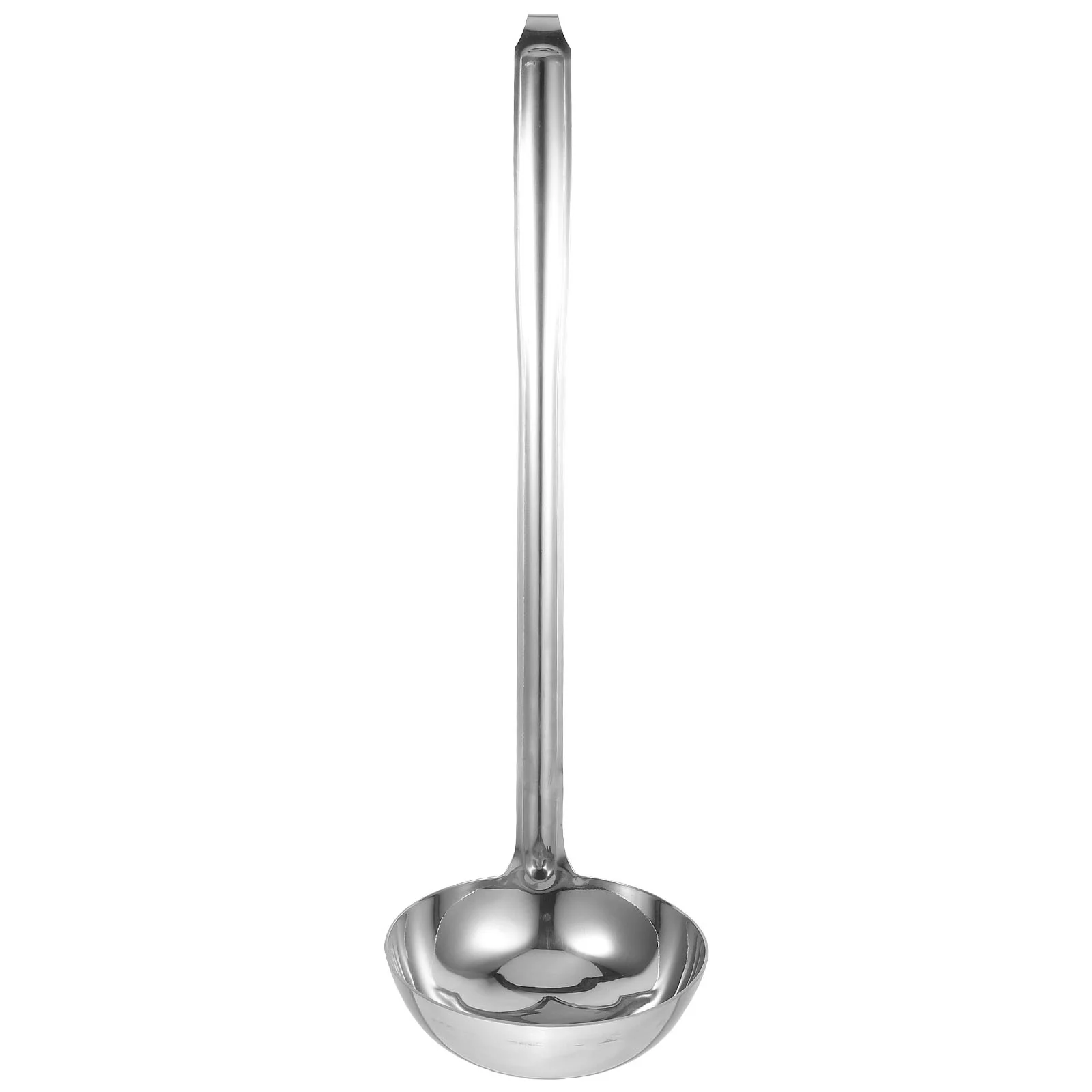 

Stainless Steel Serving Ladle Cooking Ladle Long Handle Soup Spoons with Hanging Hook Kitchen Cooking Utensil for Soup Cooking