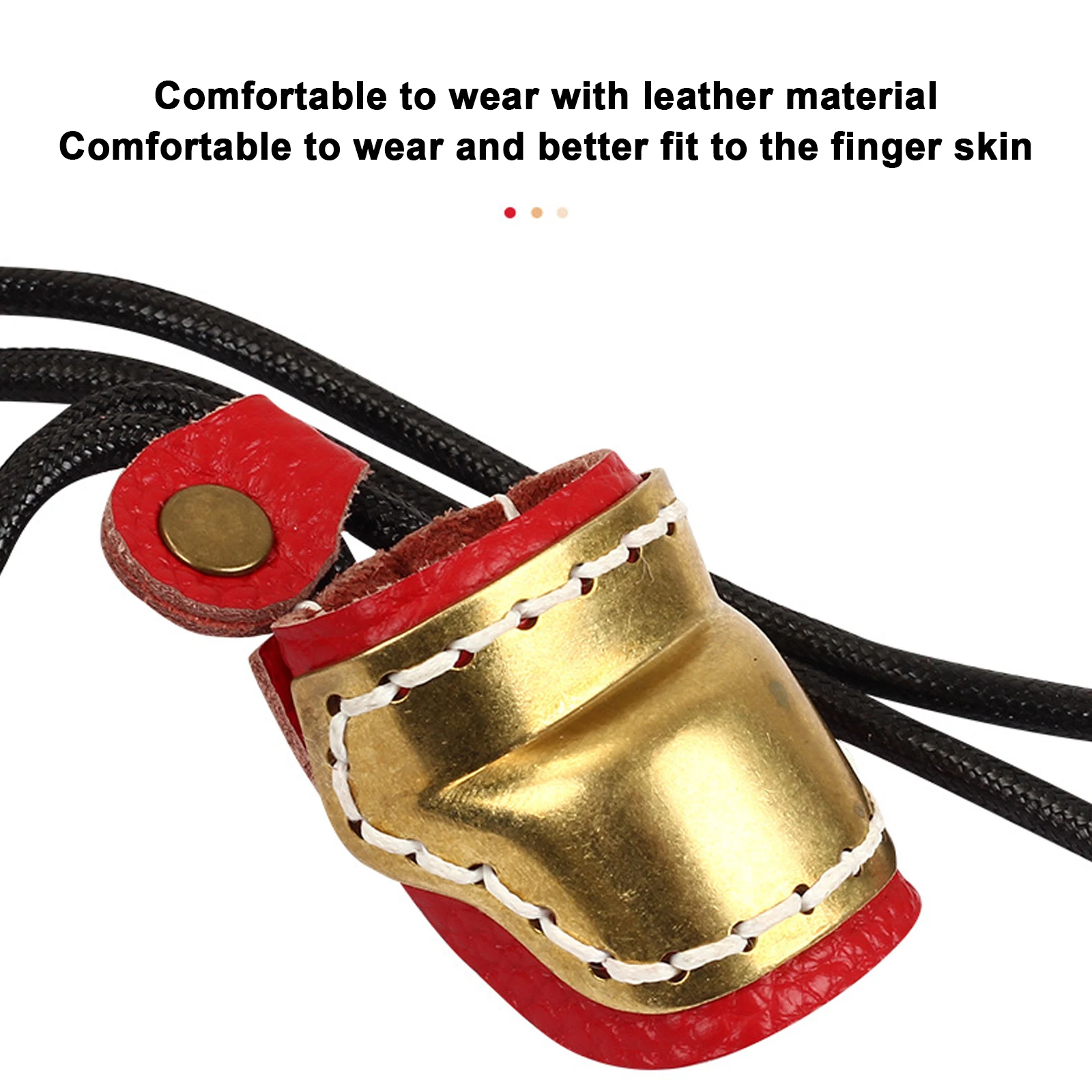 Daumenschutzring Messing - Verstellbar 18-24mm Für Bogenschießen