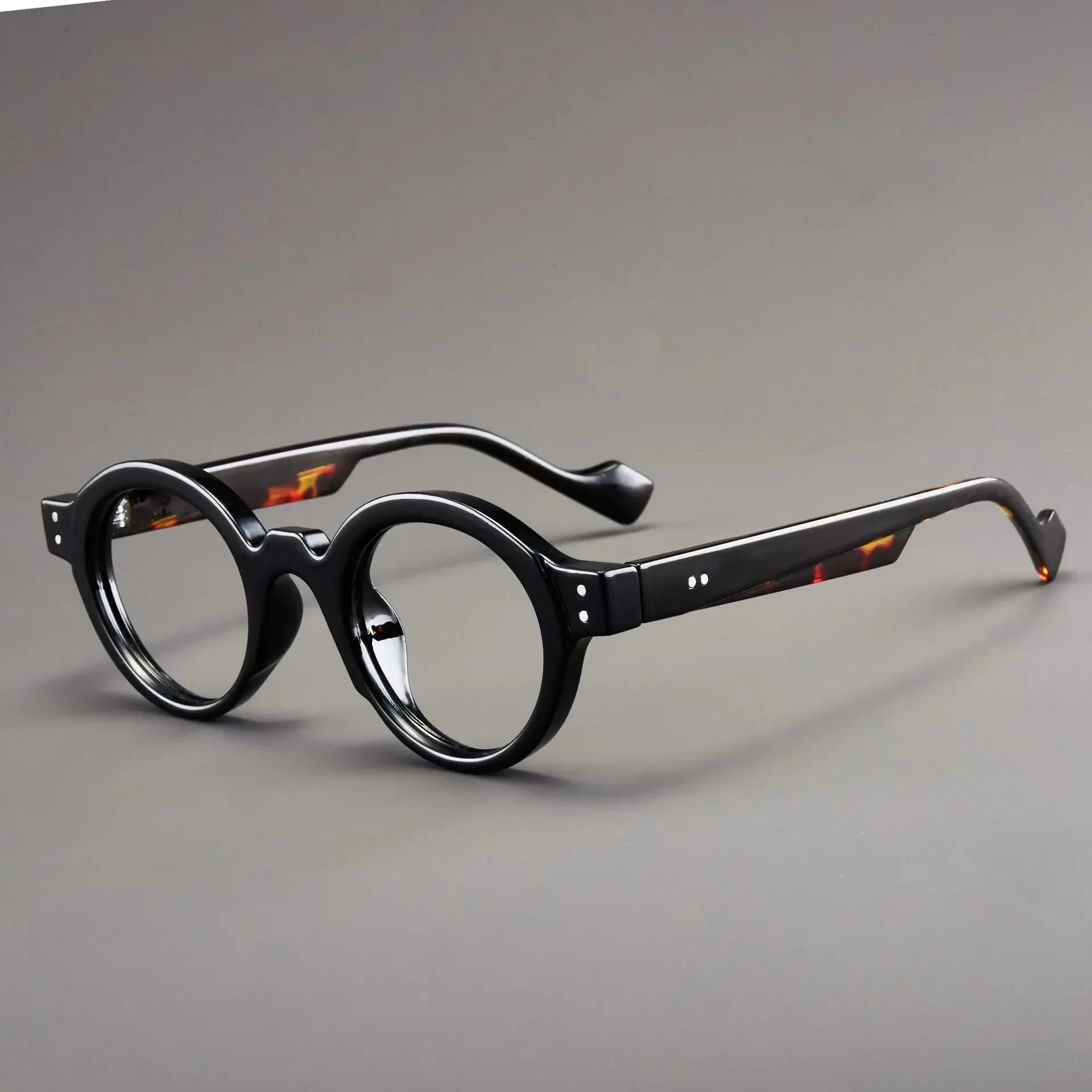 Vintage Small Round Frame Blue Light Blocking Reading Glasses