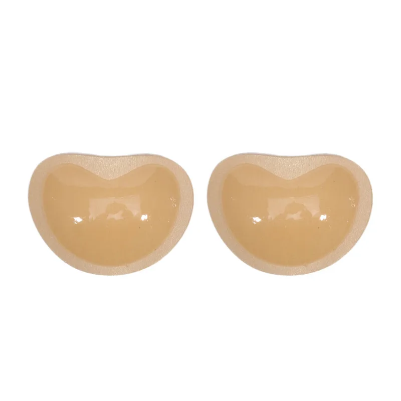 Adhesive Sticky Bra Inserts Push Up Thick Sponge Breast Lift Pads Women Swimsuit Bikini Cup Enhancer Star/Triangle Types