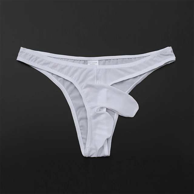 Men Sexy Penis Sheath Briefs Translucent Underwear Man's Underpants  Breathable Panty Sofy G-string Thongs Low Rise Bikini Trunks - AliExpress