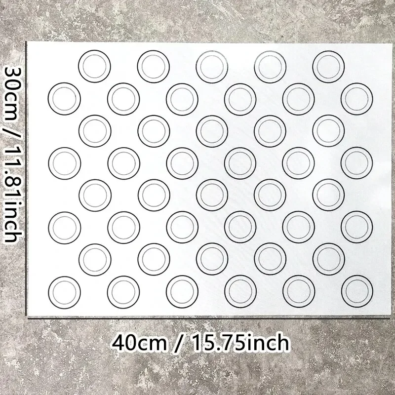 Silicone Baking Mat for Oven Baking Macarons Cookies 40cm/15.75 X 30cm/11.75inch 1PC