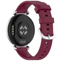 Premium 14mm Silicone Watchband for Garmin Lily 2 - Sport Strap Bracelet in Smart Accessories Collection (Wine red)