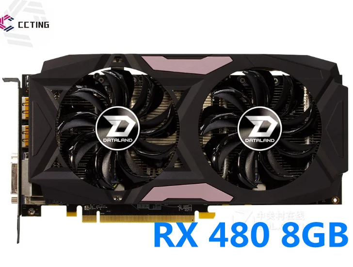 Dataland AMD Radeon RX 480 4G X Serial Cards GDDR5 256bit Gaming