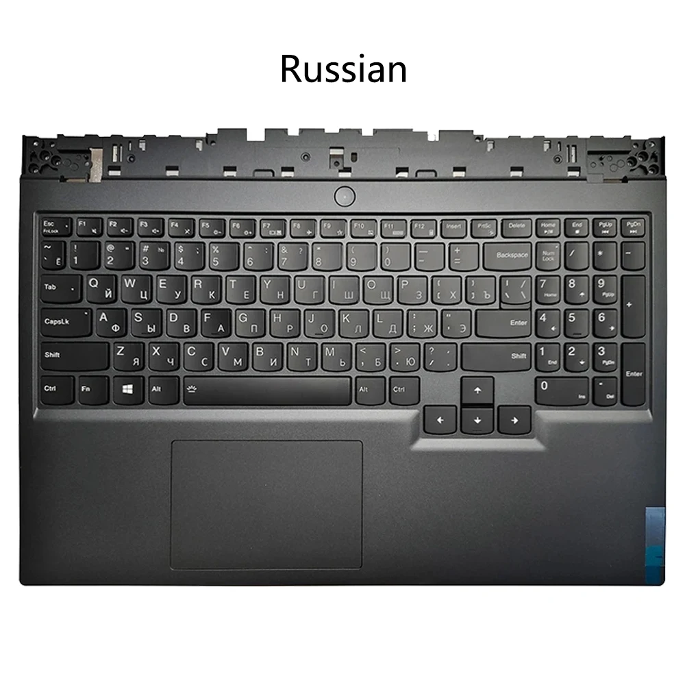 Teclado Retroiluminado para Lenovo Legion Novidades Upper Cover Case Russo Espanhol Eua Reino Unido Legião 515 5-15ith6h 5-15ith6 5-15ach6h - Imagem 2