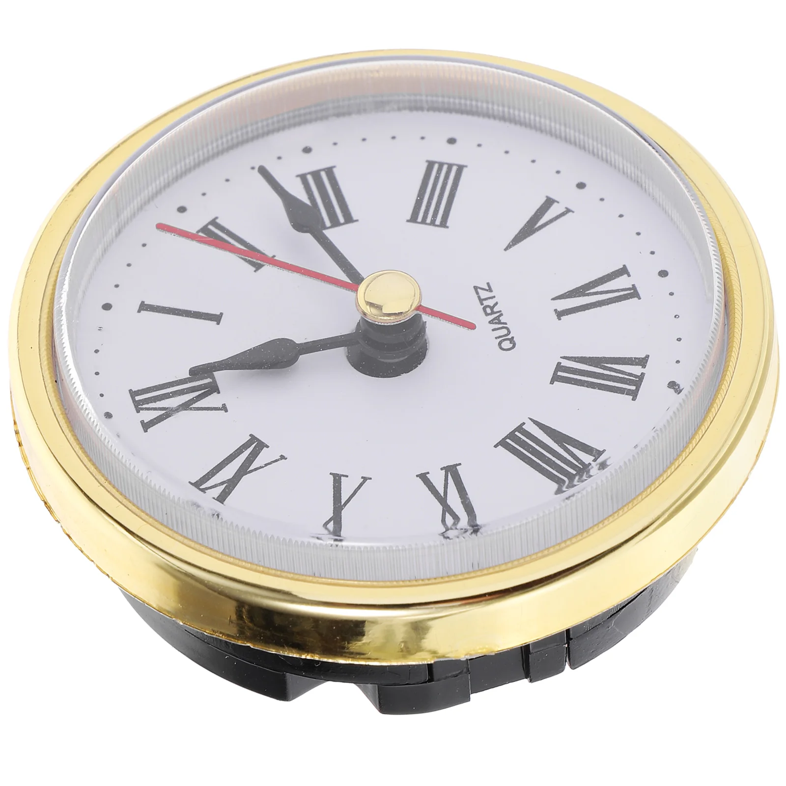 

Retro Clock Insert DIY Round Clock Head Roman Number Inlaid Clock Head with Clock Movement