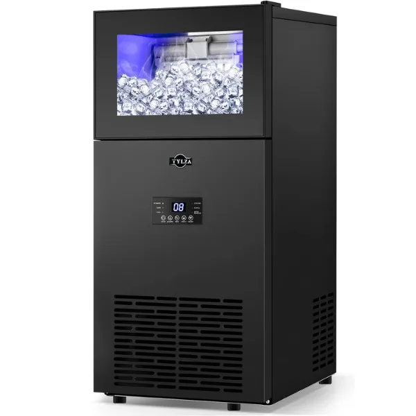 

Commercial Ice Maker 160 LBS/24H, 15" Wide Under Counter Ice Maker with 35LBS Ice Storage Capacity