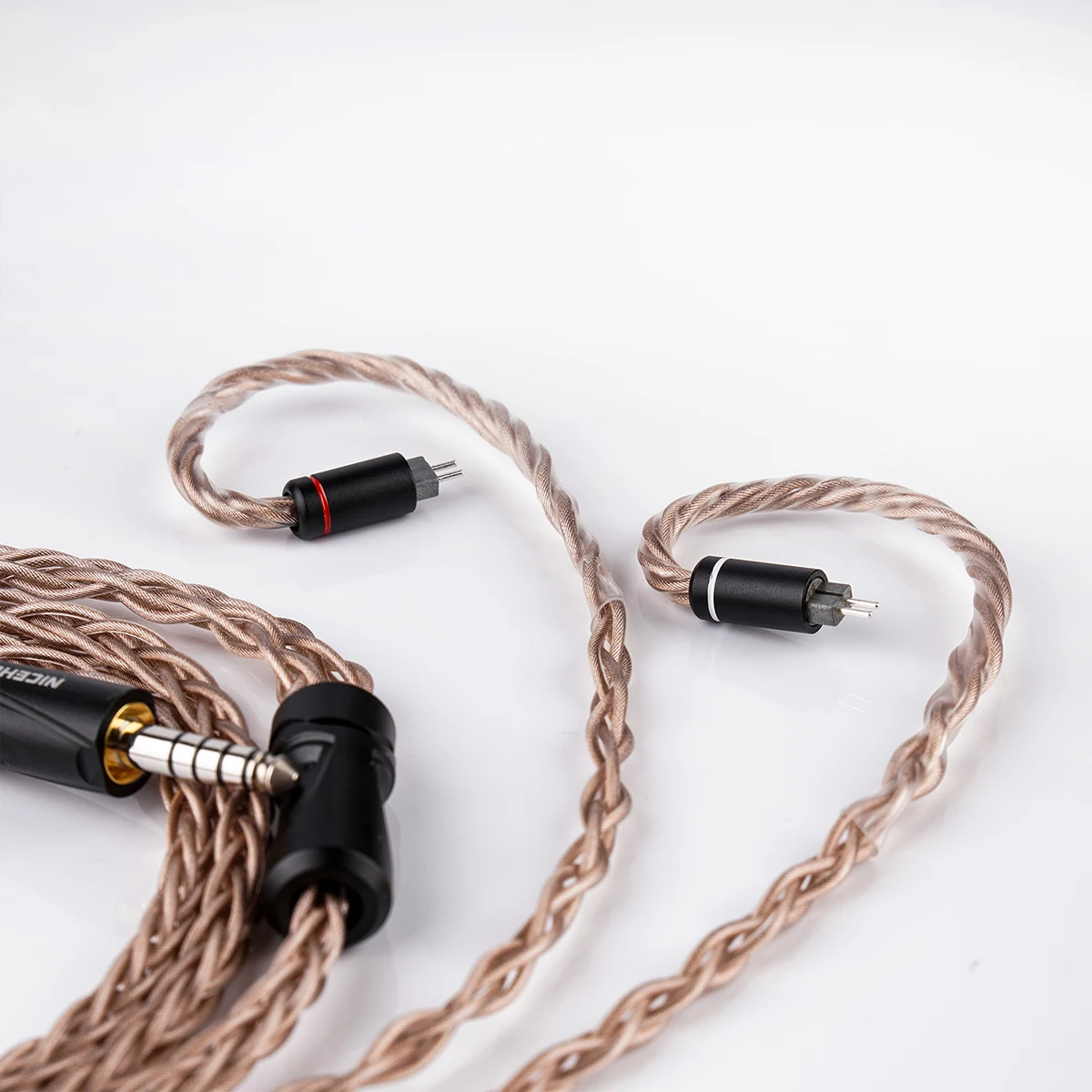 NICEHCK-純銀製のhifiケーブル,4.4mmジャック,2ピン,cantor v16 nx8