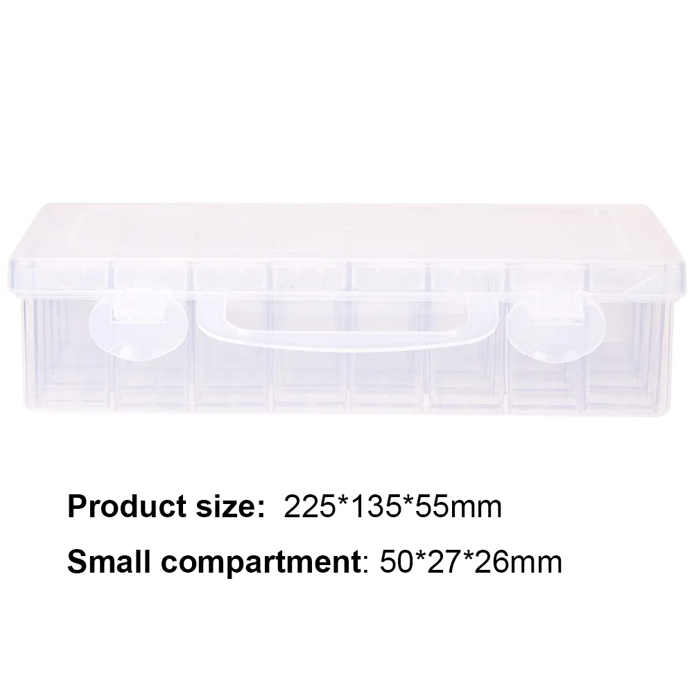 32 Grids Diamond Art Portable Bead Storage Organizer Clear Diamond Art Accessories Tool Box for Diamond Painting Accessories