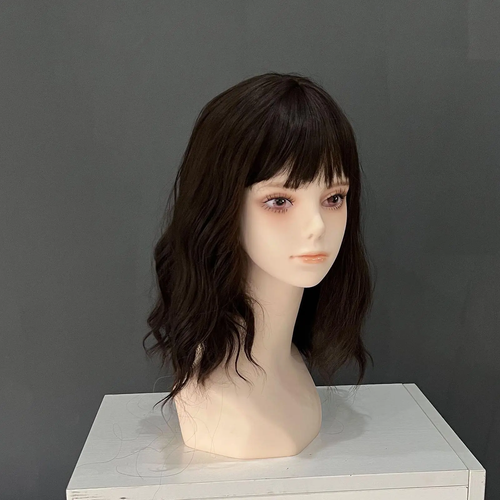 마네킹 헤드 애니메이션 마네킹 헤드 가발 제작 및 디스플레이 캡 안경을위한 전문 미용 훈련 헤드