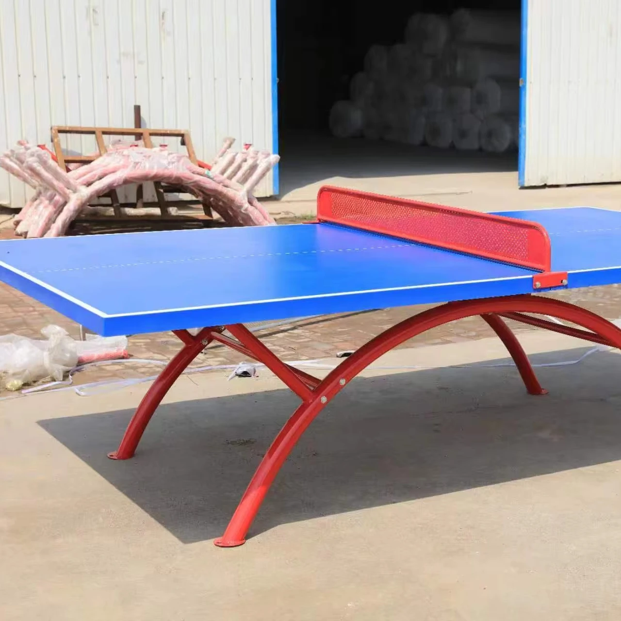 Durable in Use Outdoor Foldable Table Tennis Table Waterproof Parks Indoor Style Ping P Ong