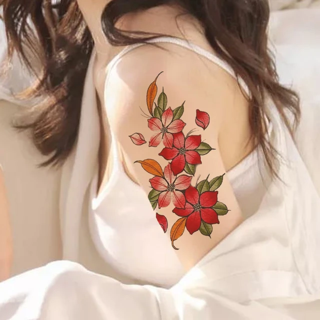 cherry blossom tattoo | color | Royal jafarov | Flickr