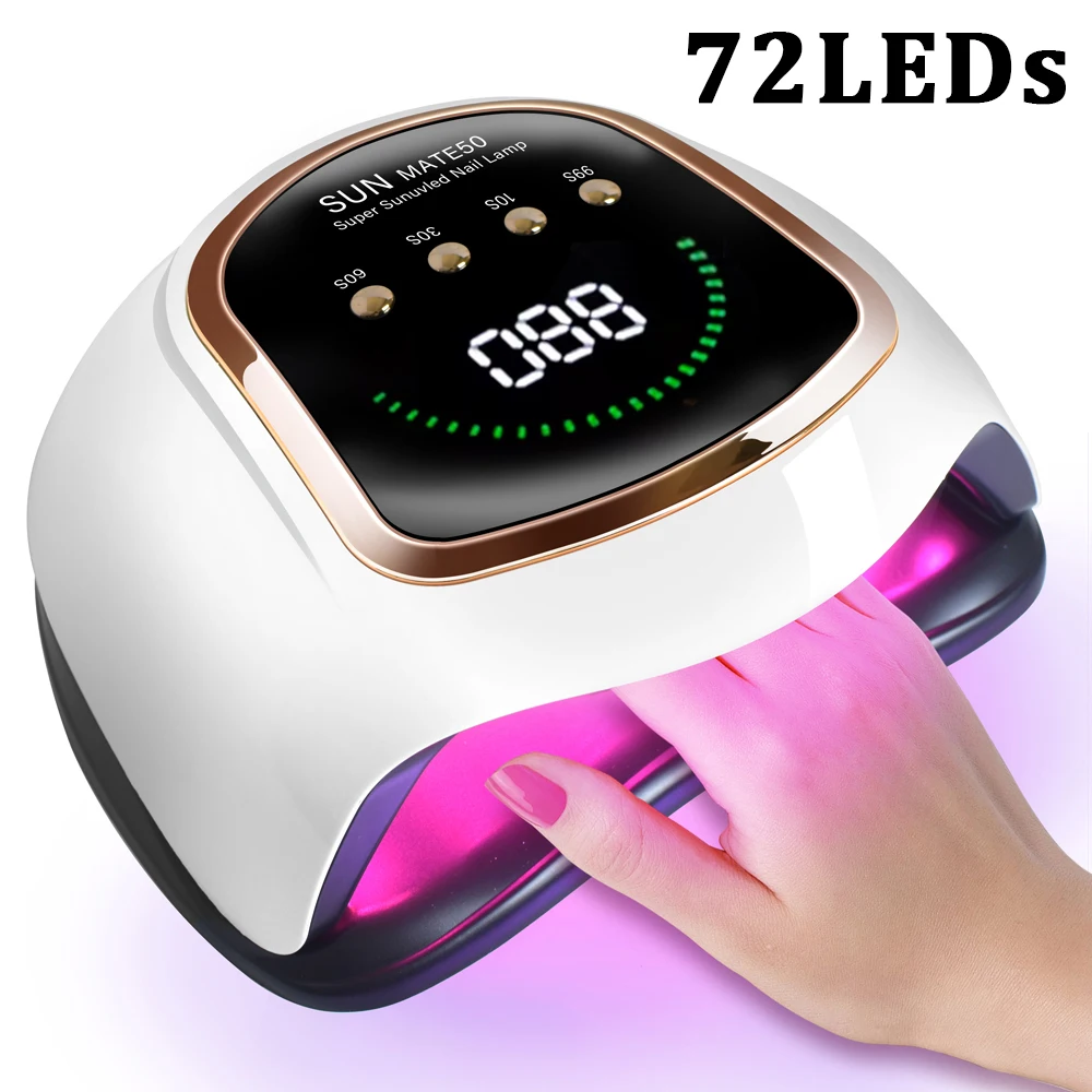 손톱 경화용 UV LED 네일 램프, 대형 스크린, 전문 네일 장비, 매니큐어 ..