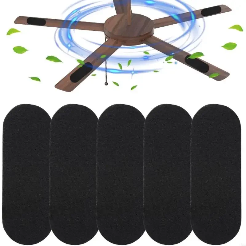 Ceiling Fan Air Cleaning Filters, 5PCS Carbon Filter for Household Use 87HA