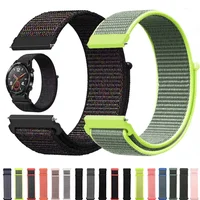20mm/22mm watch band For Amazfit GTR/GTS 4-3-2-2e/GTR 42mm-47mm/bip-U-S-lite Nylon Loop strap sport correa amazfit gts 4-2 mini