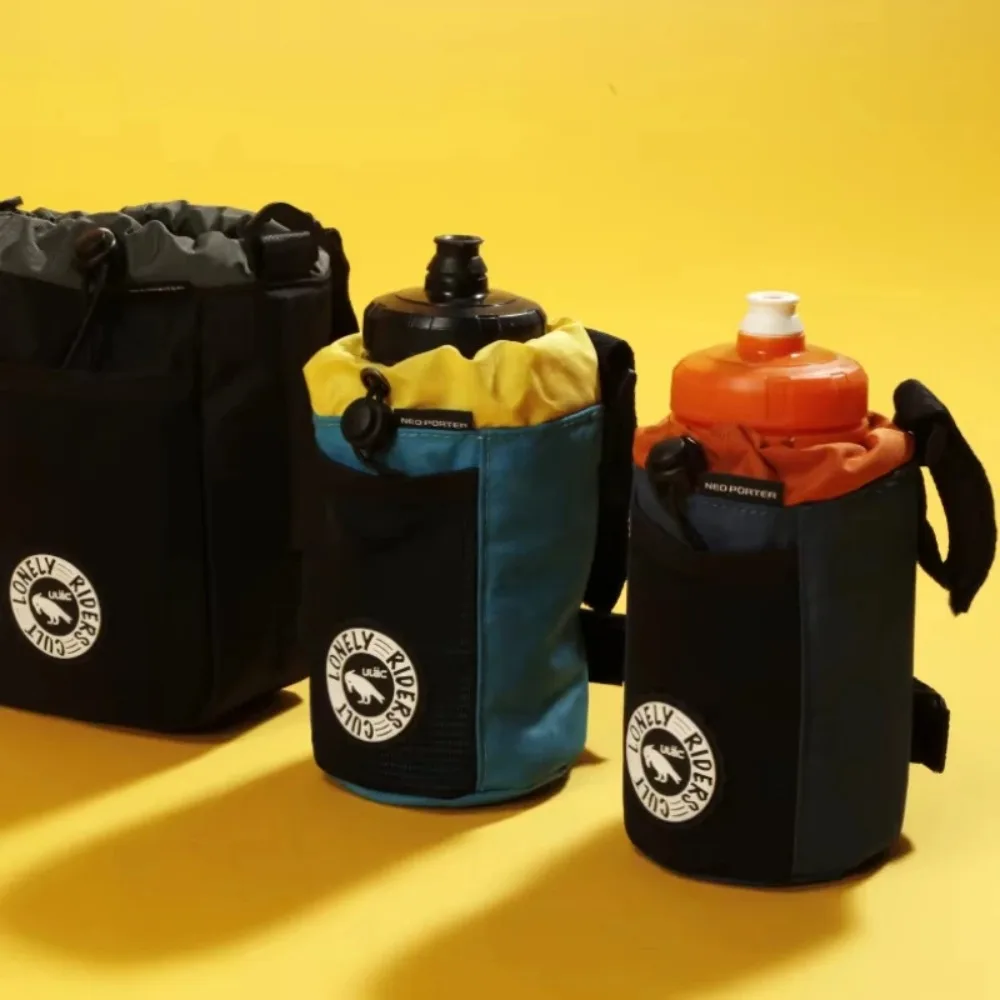 ULAC 자전거 핸들바 가방 1.0L 사이클링 물병 캐리어 파우치 팩 MTB 로드 바이크 케틀 백 라이딩 스템 백 액세서리