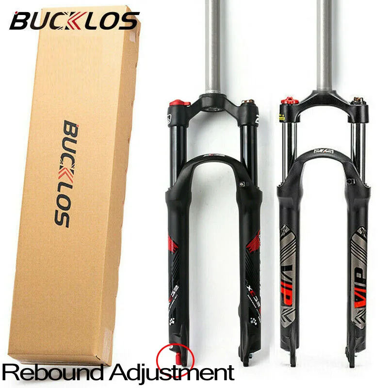 Bucklos Mountain Bike Fork 26 27.5 29er Mtb Bicycle Suspension Fork Rebound Adjustment Front