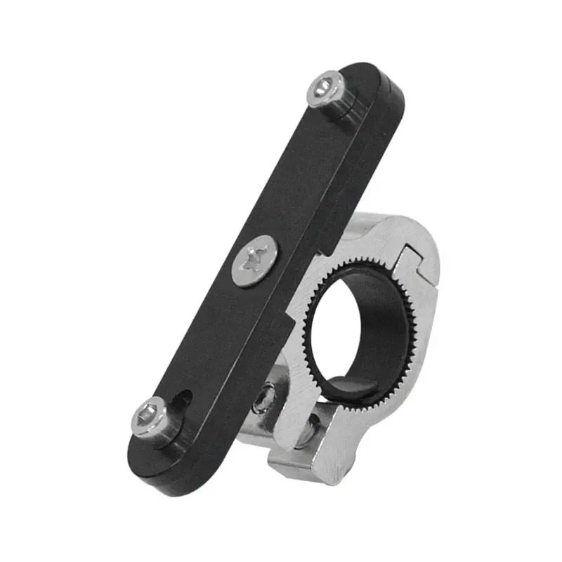 Porte-bidon Vélo Universel En Aluminium - Adaptateur Pour Guidon Ou Tige De Selle, Ajustable 19-40mm, Rotatif 90° (Noir)