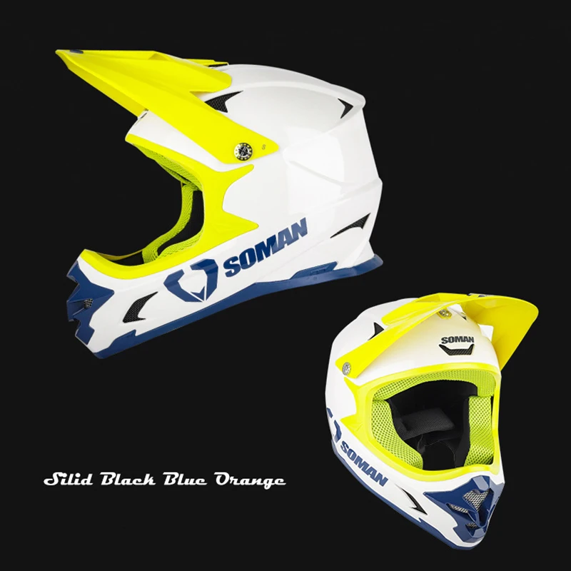 SOMAN-M11 モトクロスヘルメット モトクロスラリー用ヘルメット フル
