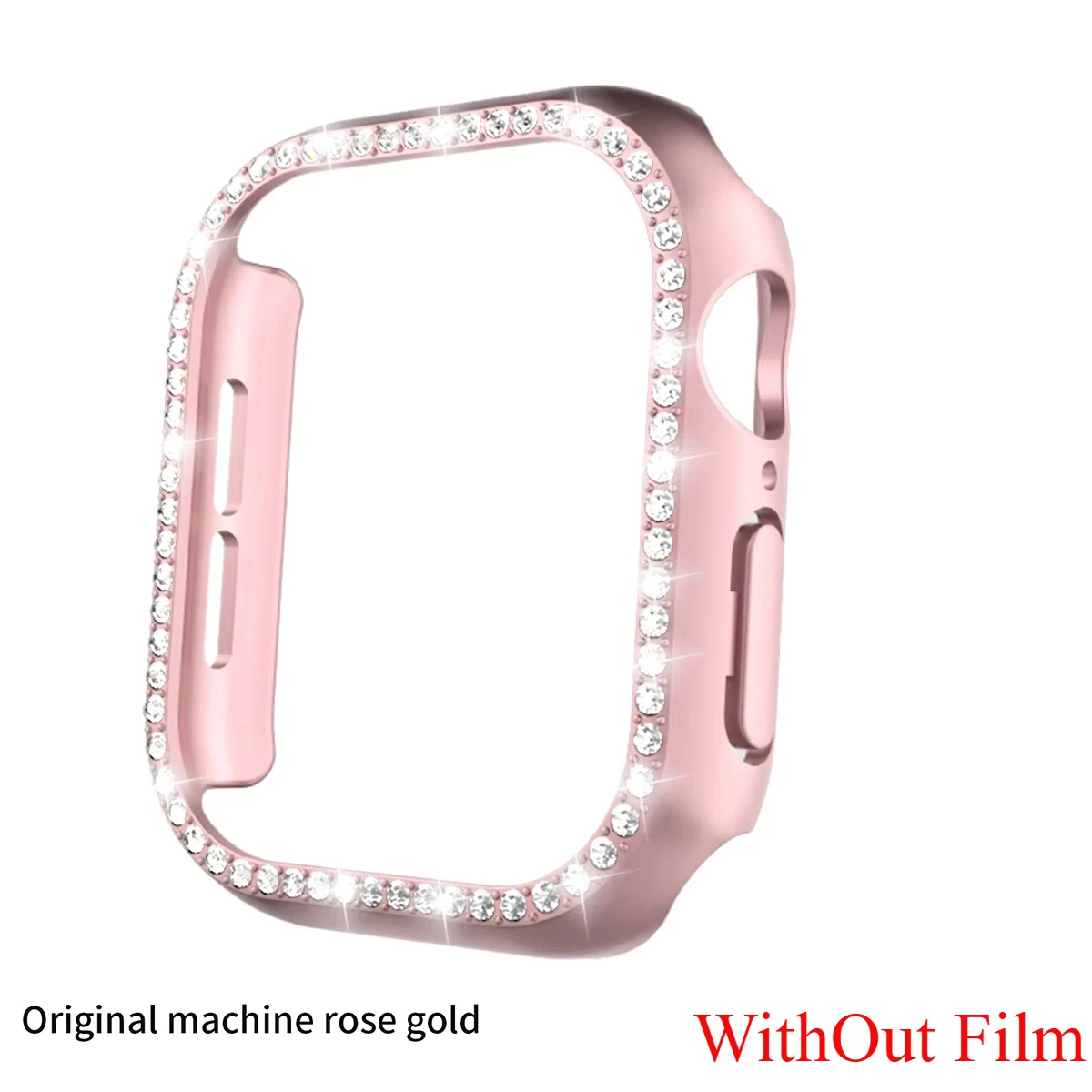Diamond Glass Apple Watch Bling Bumper Protector Case