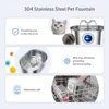 3.2L Stainless Steel Pet Water Feeder Auto Cat Fountain Smart Dog Water Dispenser Visual Window Drinking Bowl Pet Accessories 6