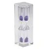 Clear Acrylic Sandglass 3 Mins Hourglass Sand Egg Timer Clock Home Decor Gifts 2