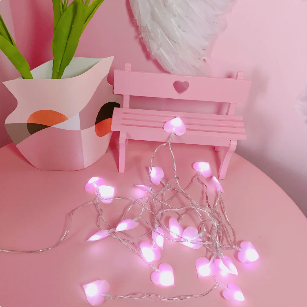 

Heart Shaped String Light Wedding String Lights LED Fairy Lights Powered for Proposal Party Favors Ornaments