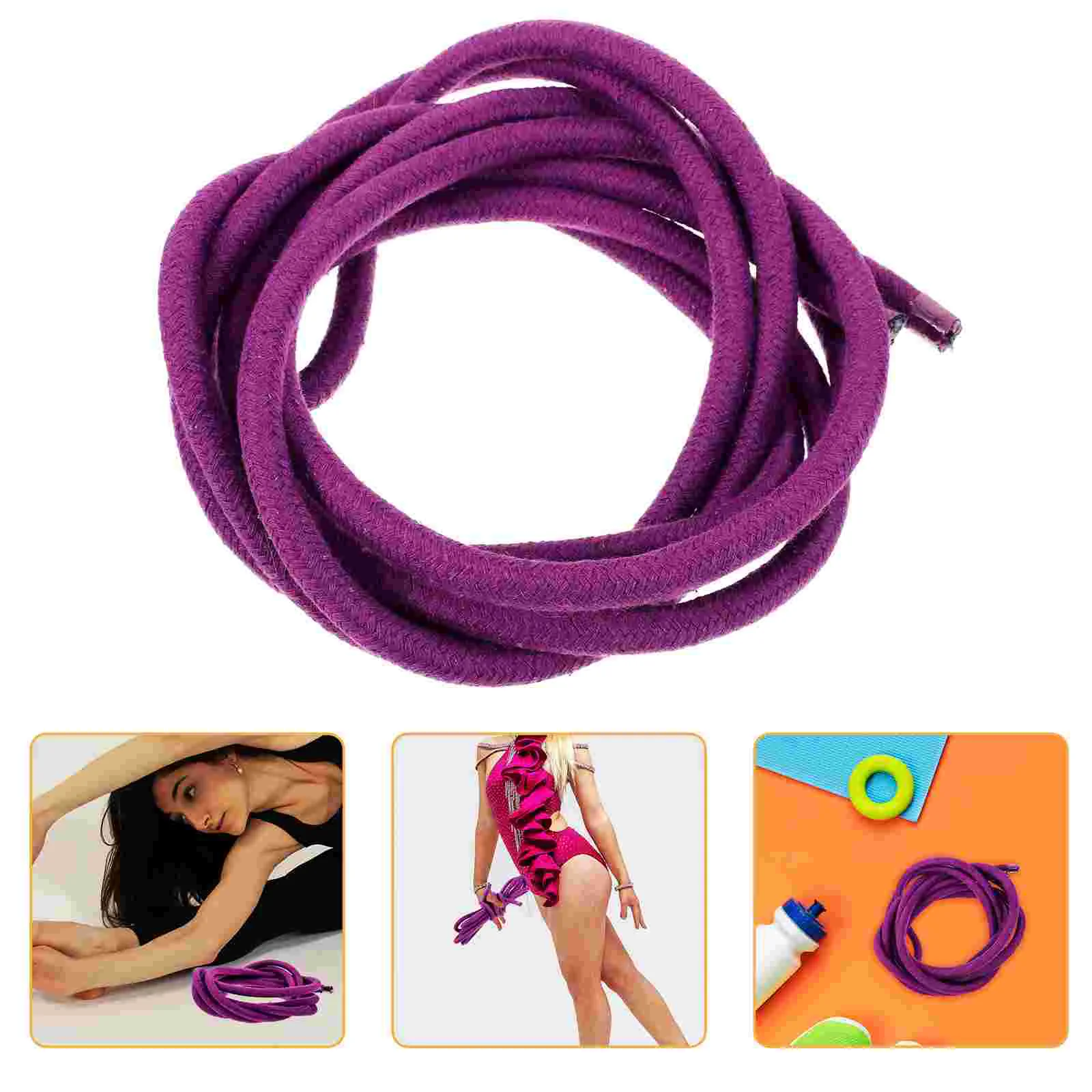

Gymnastics Arts Rope Purple Rhythmic Gymnastics Rope Arts Training Rope Nylon Jumping Training Rope Artistic Rope Training