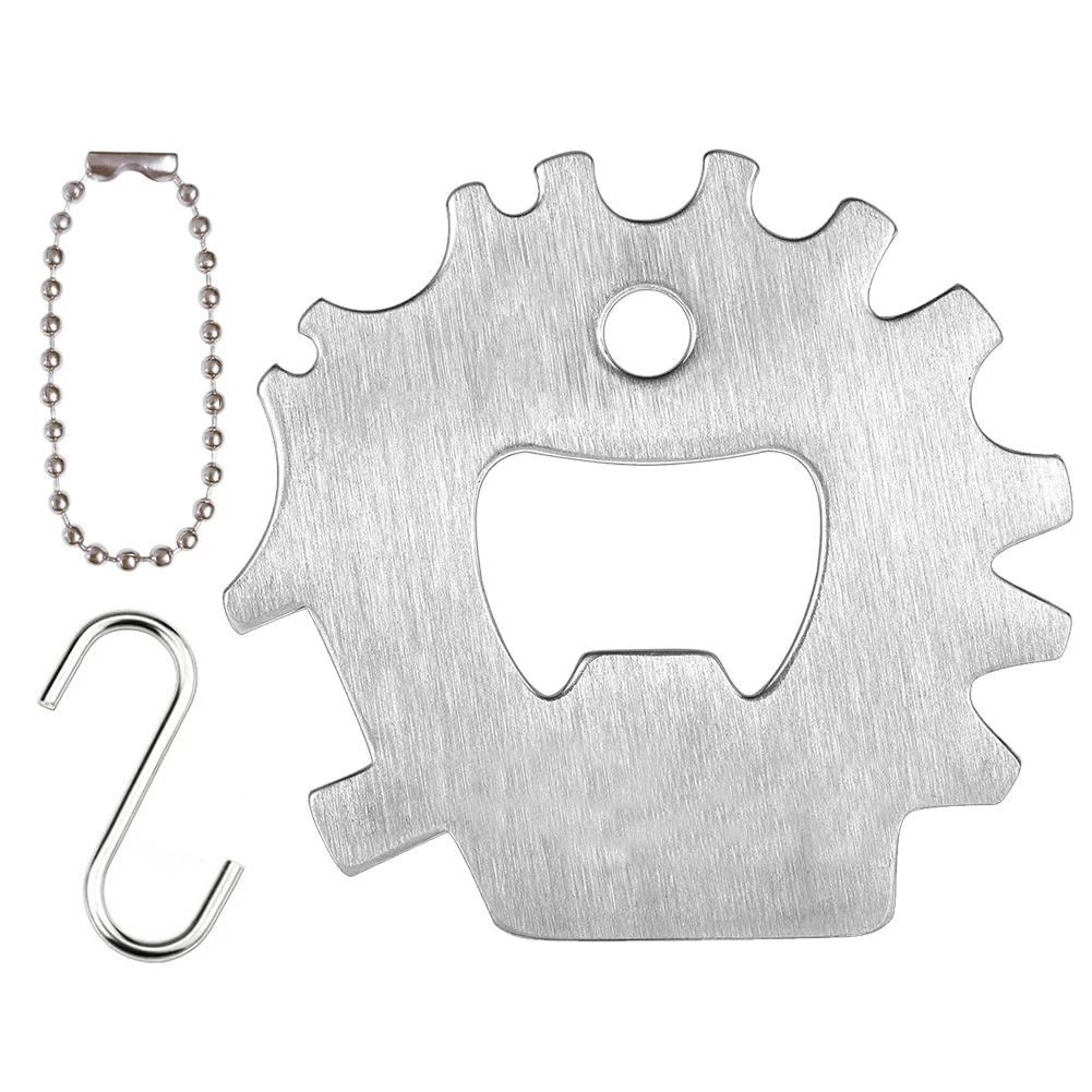 BBQ Grill Scraper Stainless Steel Grills Grate Cleaner Portable Metal Barbecue Scraper Grill Scrubber Tool Camping Accessories