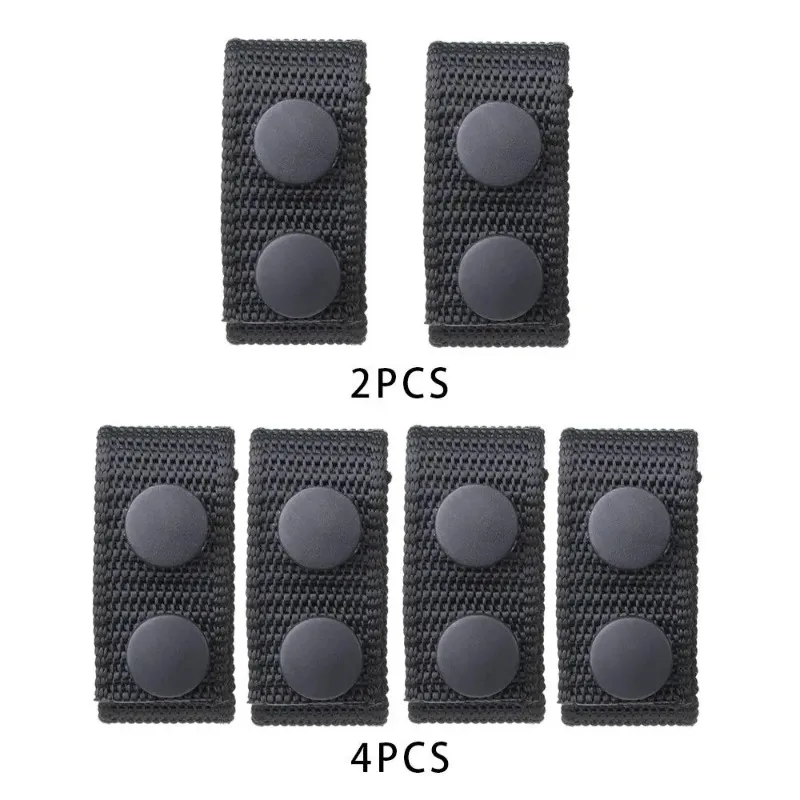 Outdoor Camping Belt Buckle Heavy Duty Nylon Webbing Molle Belt Keeper Strap Outdoor Buckle Strap Tool Accessories 2/4Pcs tent rope buckle tactical buckle metal g hook buckle