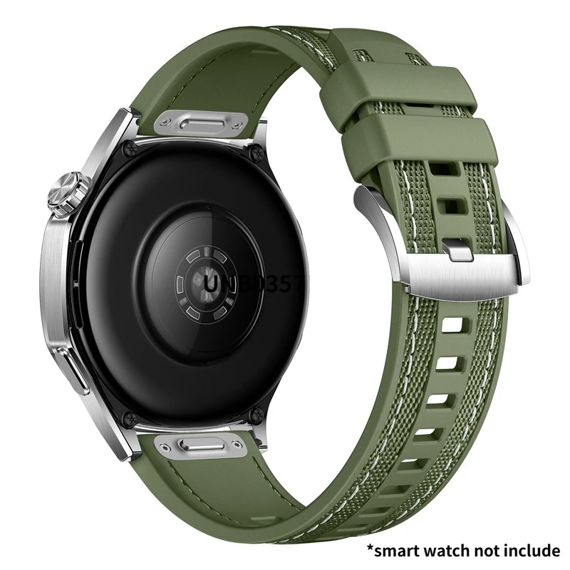 Universal 22mm Nylon Silicone Sport Strap with Quick Release Feature