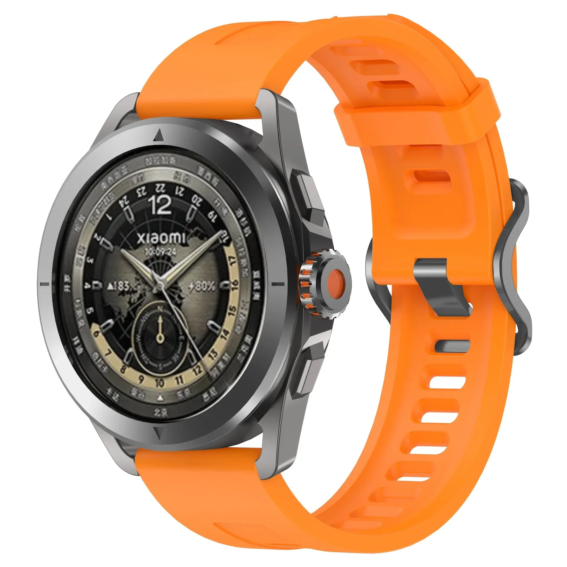 Silicone Smartwatch Strap, 22mm Durable & Comfortable Band