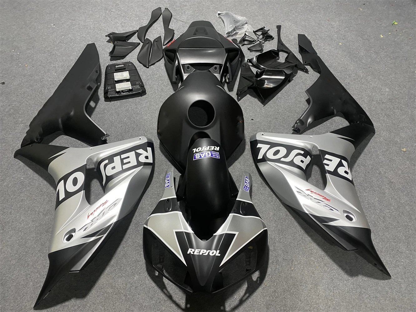 

Комплект обтекателей для мотоцикла подходит для CBR1000RR 2006 2007 CBR1000 06 07 обтекатель серебристый черный корпус для мотоцикла