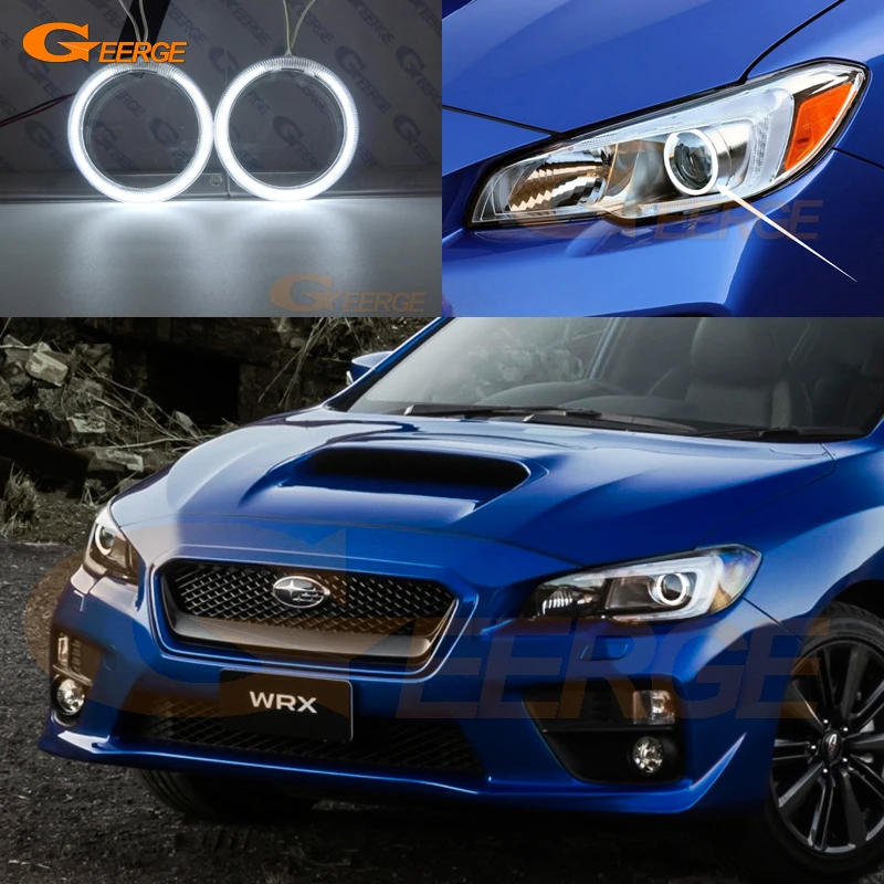 

Для Subaru Impreza WRX Sti 2015 2016 2017 отличный ультра яркий CCFL ангельские глазки комплект Halo кольца светильник аксессуары для автомобиля