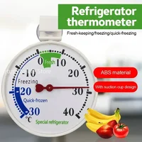 Thermomètre pour réfrigérateur, pharmacie, congélateur d'hôpital, stockage au froid, Type pointeur, jauge de température avec thermomètre à ventouse 1