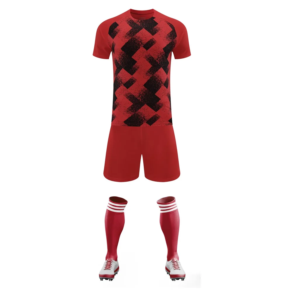 24/25 American children's clothing boy girl Fans shirt Training wear games Football Jersey sport Men Kids Kit Tops and shorts c