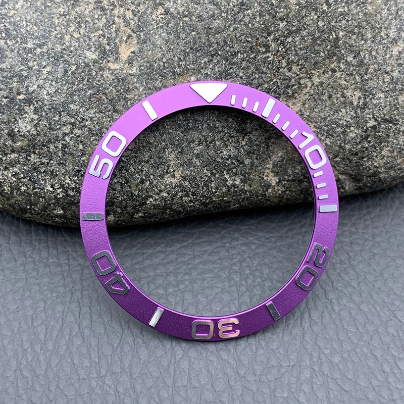 Aluminum Watch Bezel Insert for 40mm Diving Watch Case