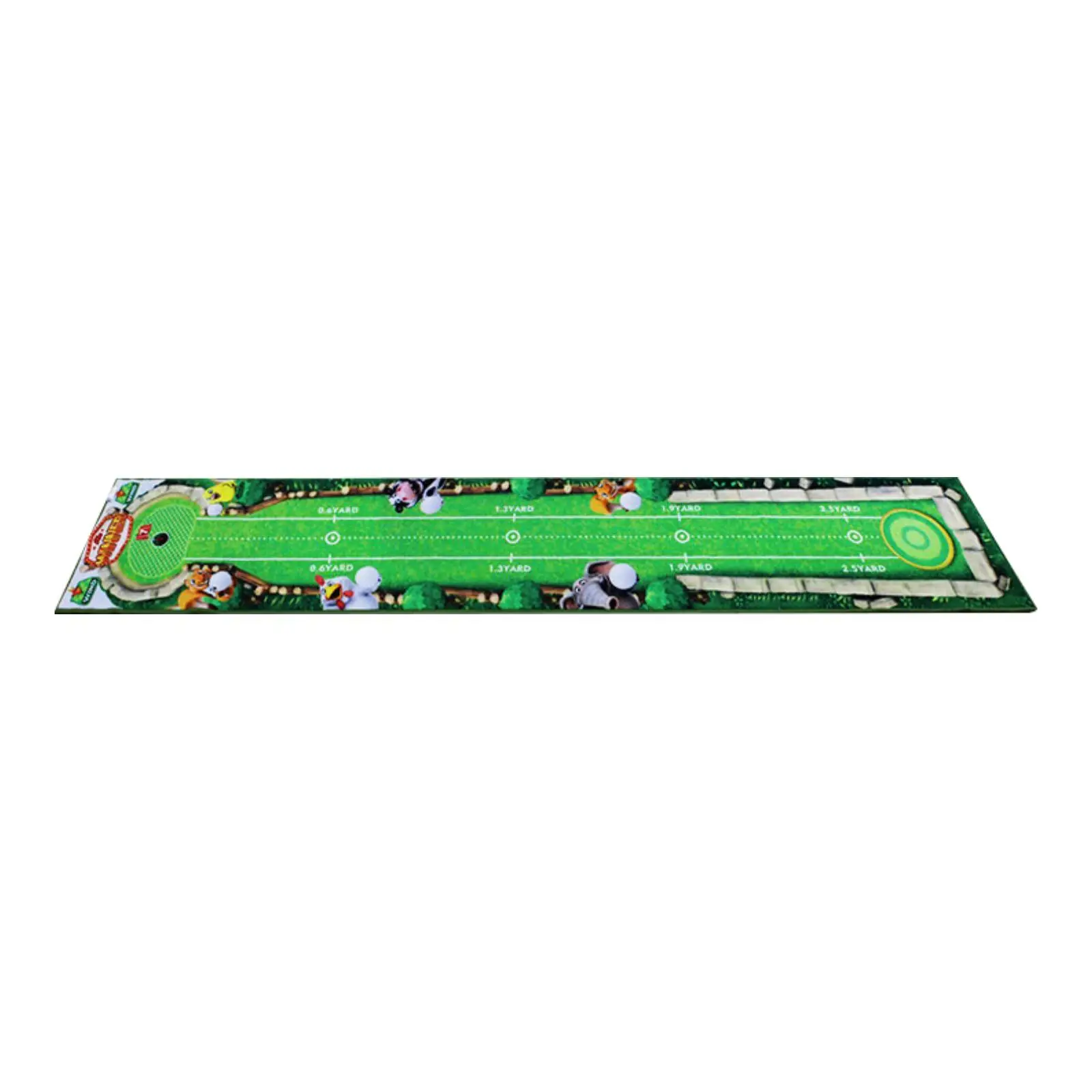 Golf Putting Mat Foldable Storage Golfing Supplies Lightweight Golf Practice Mat for Park Office Indoor Outdoor Home Garden