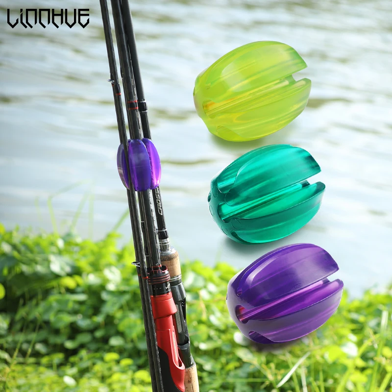 Fishing Accessories Fishing Rod Protector Fishing Rod Tip Protector LINNHUE Fishing Rod Fixed Ball Rod Ball Mini Protection Anti-Collision Retractor Fishing Stopper Accessories