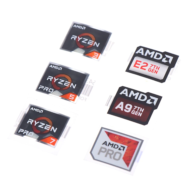 

Наклейки для процессоров AMD A9 PRO E2 Ryzen 3 5 7, 5 шт.