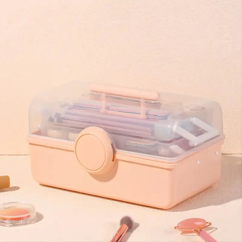 Nail Tool Organizer - 3 Layer Dustproof Storage Box