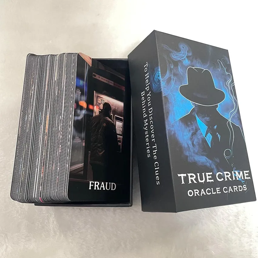 12x7 cm True Crime Oracle Deck, Tarot Cards for Beginners, No Manual 4